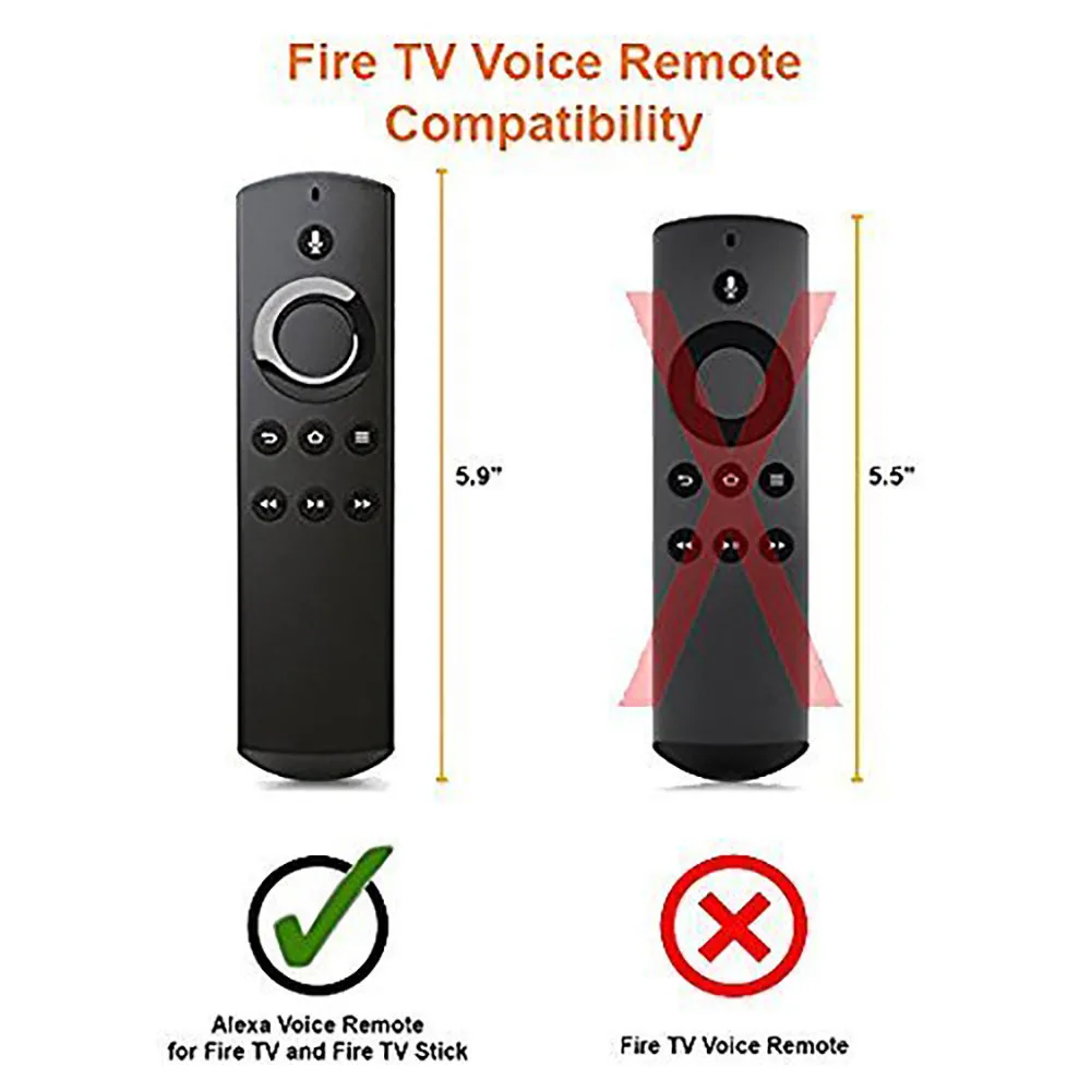 Противоскользящий силиконовый защитный чехол для Amazon Fire tv голосовой пульт 5.9In для Amazon tv Stick пульт дистанционного управления#911