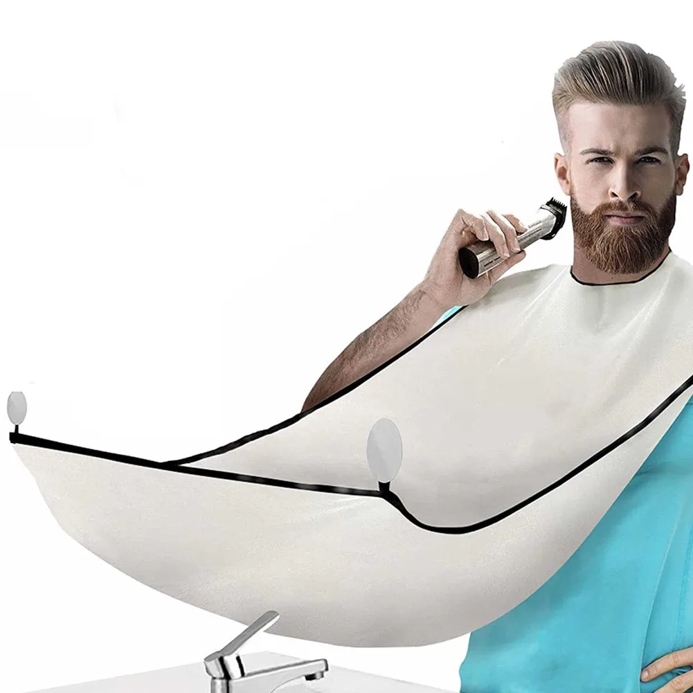 Man Beard Shaving Apron Care Clean Hair Adult Bibs Shaver Cleaning Hairdresser for Man Clean Apron toddler bib baby baberos kids silicone bib girl child baby boy bib waterproof bibs pocket easy clean anti stain bebe infant