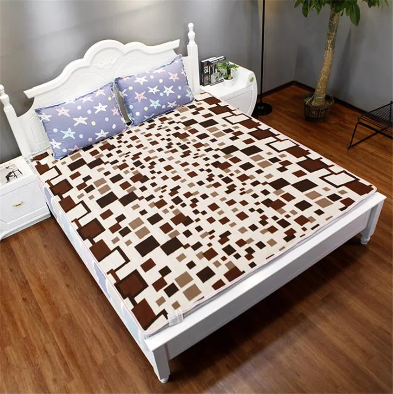 180x150 Electric Heating Blanket Thermostat Waterproof Blanket Double Body Warmer Winter Bed Mattress Electric Heated Carpet