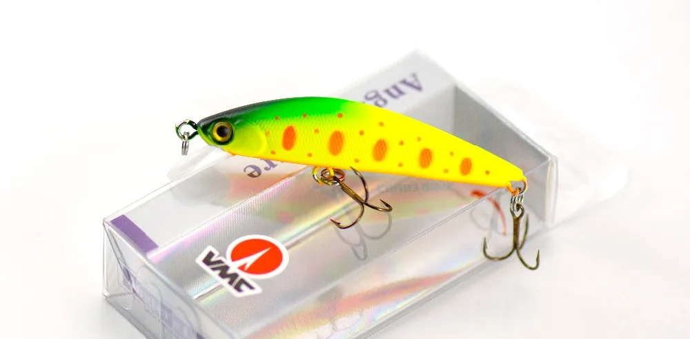 Countbass Sinking Minnow 63 mm 2-1/2" 7,6 g 1/4 oz. Hard Baits Angelköder Wobbler für Forellen, schwarzer Barsch – Detail 22