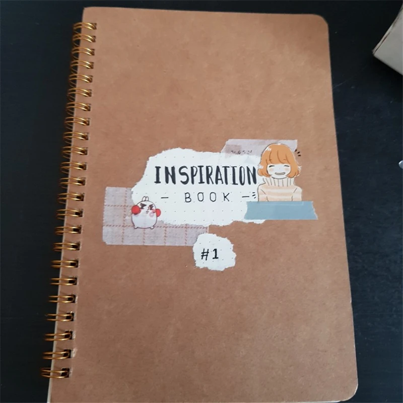 Bujo точечный Bullet Journal A5 B5 крафт-бумага Рисование ноутбука сетка пустые колодки блокнот для путешествий школьные принадлежности подарок D50