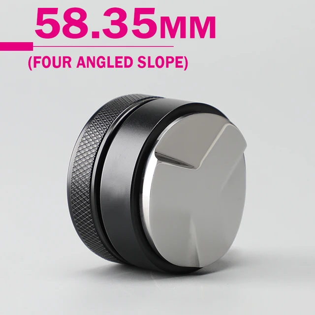 Coffee Tamper 51/53/58/58.35MM  304 Stainless Steel Coffee Distributor Coffee Powder Hammer Convex Base Coffee Accessories 58.35mm