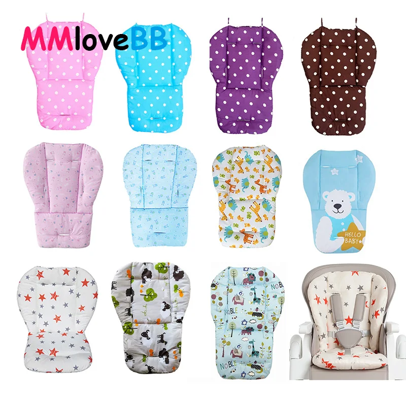 MMloveBB точечная Подушечка Для сиденья детской коляски коляска автомобиль мягкие матрасы детские коляски сиденье хлопок коврик для коляски аксессуар