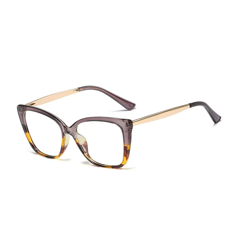 2 Cateye, очки по рецепту для женщин и мужчин, фирменный дизайн, компьютерная оптическая оправа, линзы для близорукости, женские очки, Lunette De Vue, UV400 - Цвет оправы: 2