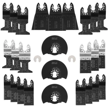 

28Pcs Oscillating Multitool Saw Blades Wood Melt Universal Blade Kit Quick Release