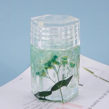 

1 Set DIY Crystal Epoxy Resin Mold Storage Box Container Casting Silicone Mould 83XF