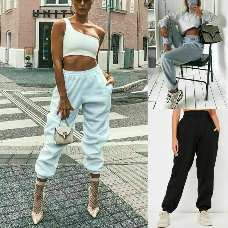 Women's casual track pants Women Solid Sports Casual Pants Autumn Long Pants Women's casual track pants Women Solid Sports Casual Pants Autumn Long Pants