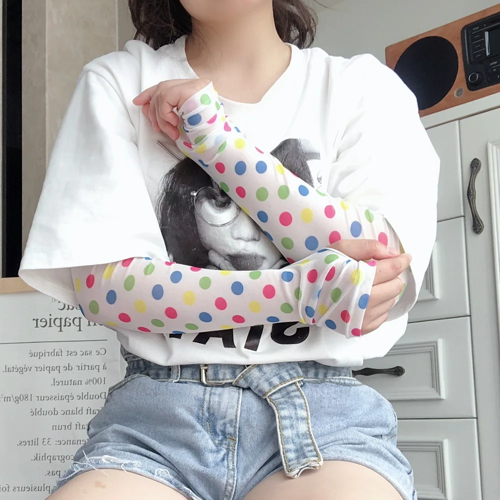 B материал Лето Вождение Солнцезащитный Женский Weep Yafeng Wechat бизнес Dongdaemun Ice рукав красивая девушка онлайн знаменитости C