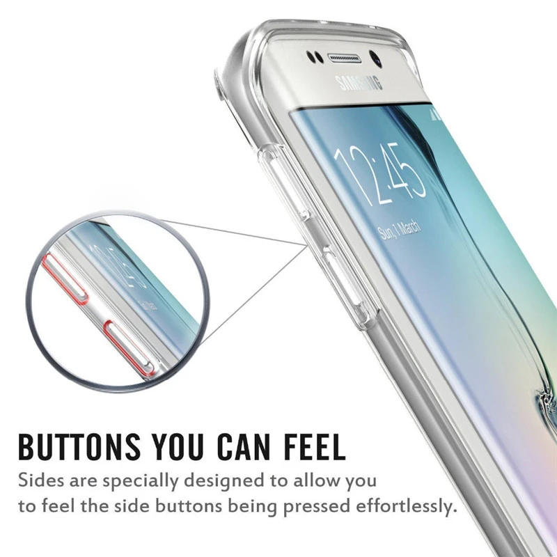 Прозрачный чехол для iPhone 6 для телефона из ТПУ на 360 градусов 6s Plus 7 8 11 Pro Max прозрачная двойная лента боковая крышка для мобильного телефона X
