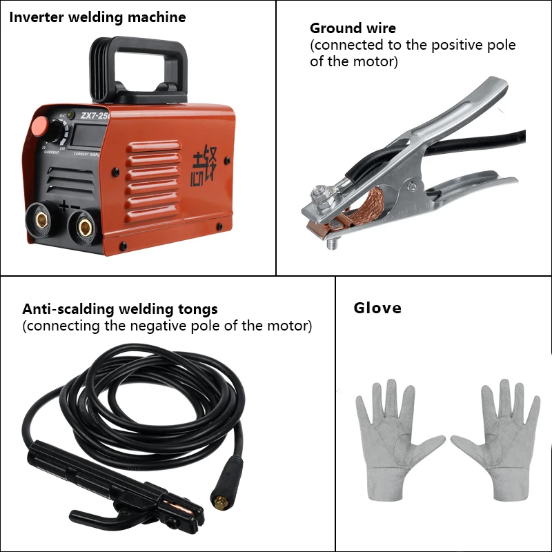 US $20.42 220V Full Automatic Arc Welder Welding Machine Portable Electric Welding Reverse Welder for Welding Electrical Work DIY 20250A