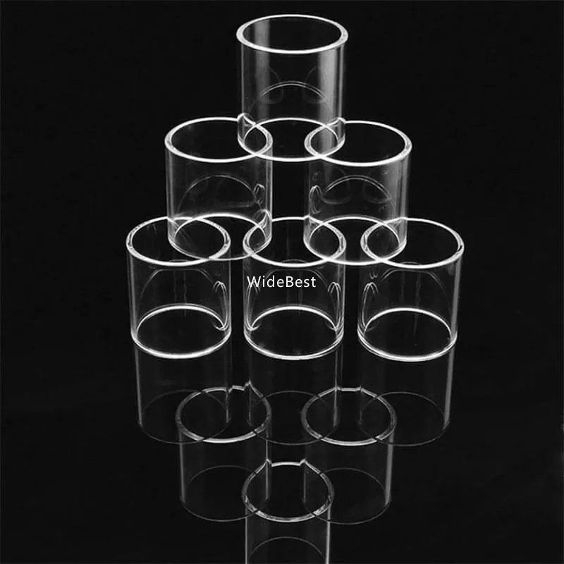 

3PCS Transparent cheap Glass Tube Replacement for Vandy Vape kylin mini rta 5ml Normal Version/Fatboy Version