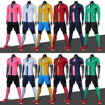 

2020 Adult Winner Soccer Jerseys Long Sleeve Football Shirts Sets Short Sleeve Men's Football Uniforms Soccer Tracksuit Jersey