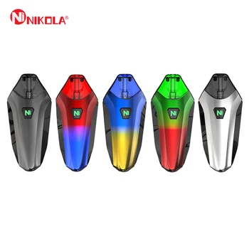 

Nikola Delorean All-in-one Vape Kit 2ML Capacity Cartridge Pod System Vape 350mah Battery Electronic Cigarettes