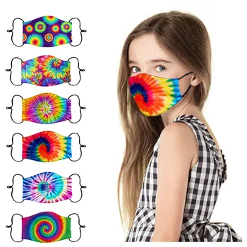 

6pcs Unisex Face Mask Washable Mouth Mask Reusable Mouth-muffle Mask Face Cover Elastic Earloop Halloween Masquerade Anti spray