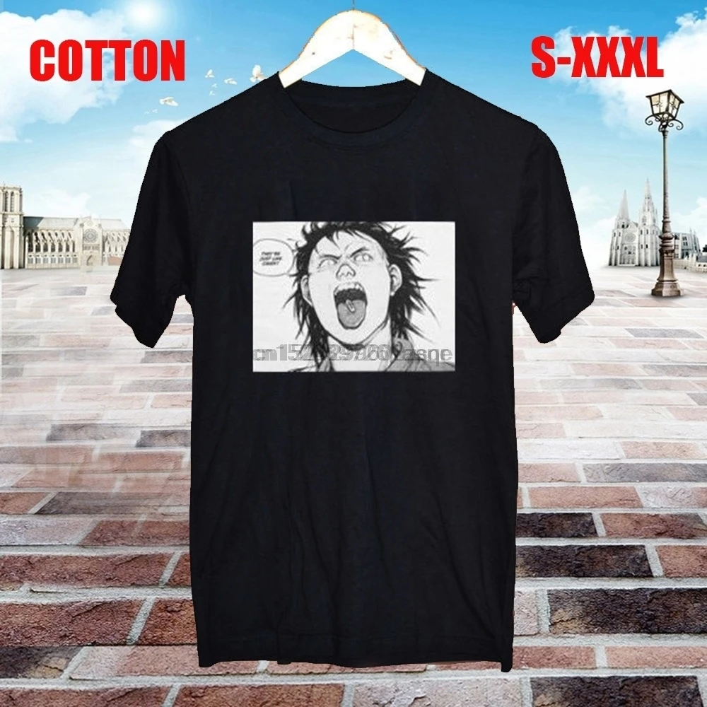 

Akira Pill Tee Black T Shirt High Quality Mens Black Shirt Short Sleeve