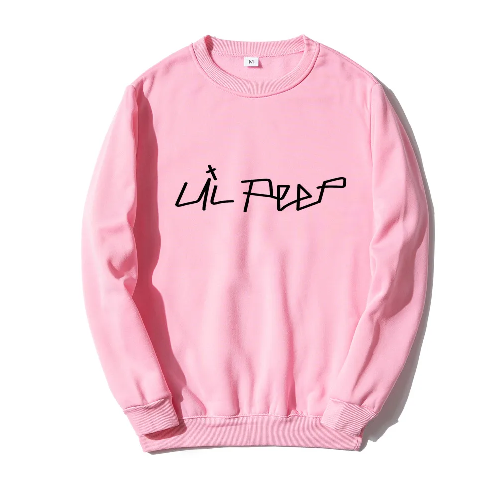 Толстовка с капюшоном Lil Peep забавные удобные свитшоты Модный пуловер в стиле