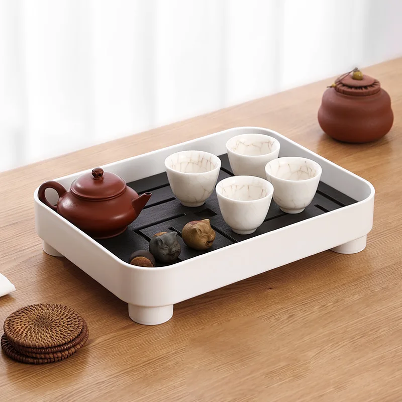 Minimalism and Modern Tea Tray Decoration Black White Nordic Style Set Multifunctional Square Storage 2021 | Дом и сад