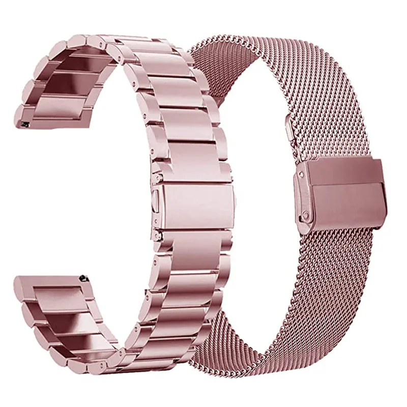 Stainless Steel Straps For Xiaomi Huami Amazfit GTS 2/GTS2 Mini Smart Watch Band Metal Wristbands Bip S/Bip U pro | Электроника