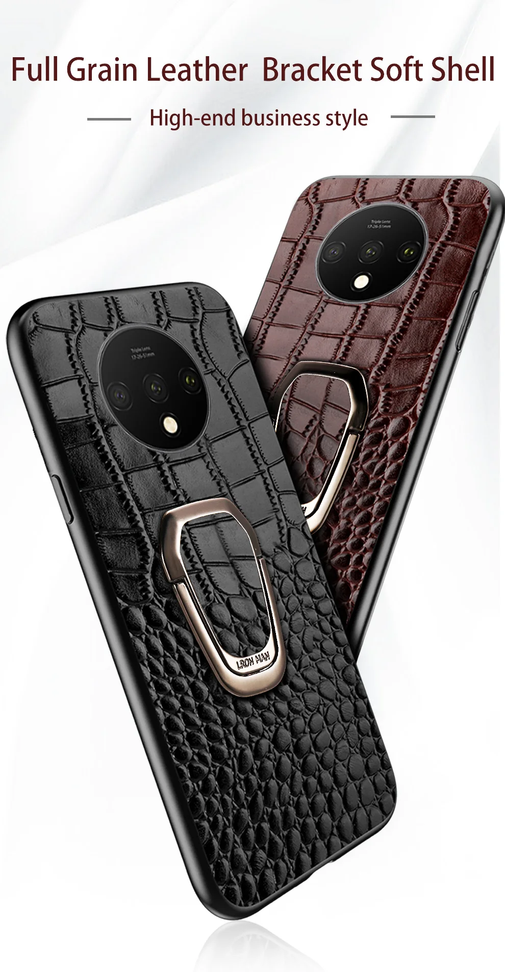 Чехол из натуральной кожи для Oneplus 7T 7 Pro X 1 2 3 3T Магнитная подставка чехол для Oneplus 6T 6 5T 5 деловой противоударный чехол