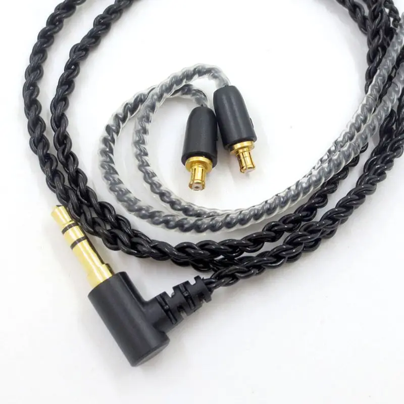 A2DC Connector Copper Cable Cord for ATH LS50 E40 E70 CKR100 CKS1100 Headphones