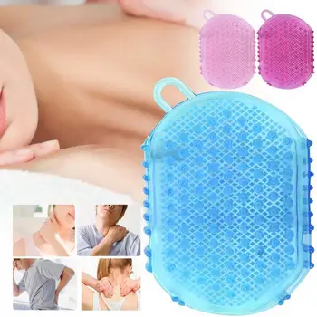 

Double Sided Massage Brush Shoulder Neck Back Meridians Acupoint Stimulate Fatigue Pain Relief Body Scraping Brush for Body Care
