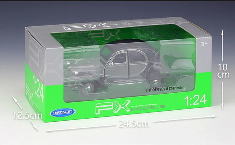 1/24 CITROEN 2CV 6 Charleston литой классические игрушечные модели машин сплав коллекция винтажные игрушки автомобиль для детей