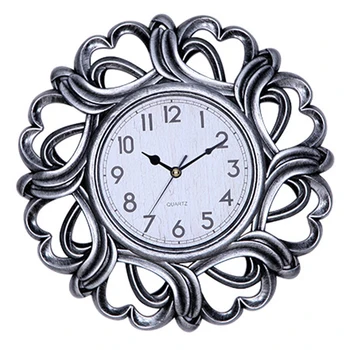 

3D Retro Wall Clock European Round Wall Clock Living Room Mute Wall Watch Relojes De Pared Gift Ideas Modern Design BB50WC