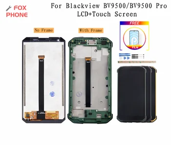 

foxphone For Blackview BV9500 LCD Display and Touch Screen With Frame Replacement +Tools +Film For Blackview BV9500 Pro 5.7''