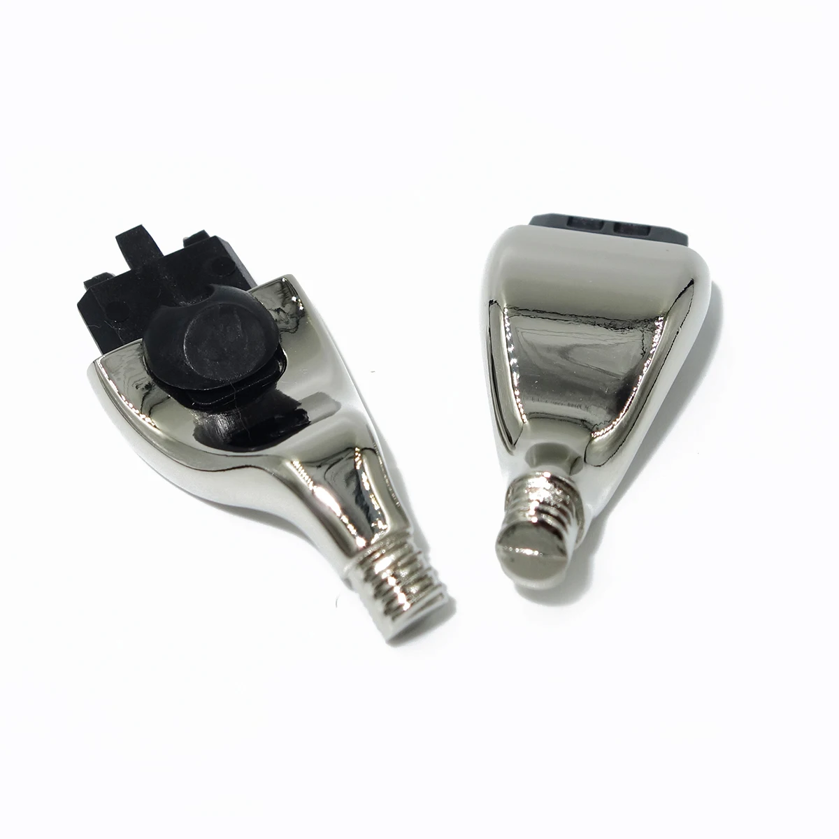 Magyfosia Nickel Silver Mach 3 Razor Head Connector for DIY Shaving Handle Holder and 3 Layer Beard Blades Adapter