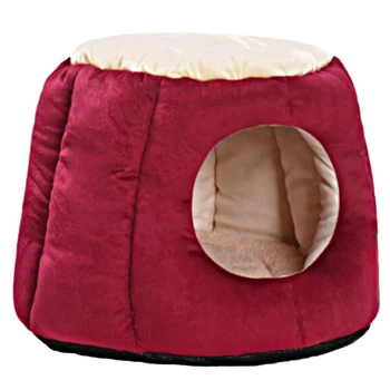 

Tree Block Small and Medium Dog Kennel Semi-Closed Warm Cat Litter Pet Nest Mattress