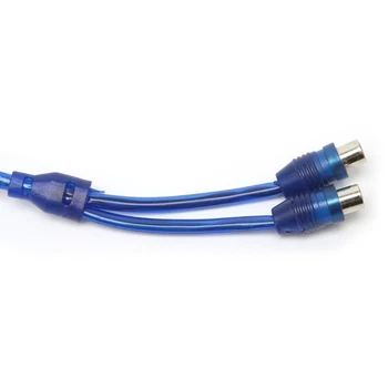 

Car MP3 Audio RCA 1 Male to 2 Female Y Splitter Cable Adapter Cord
