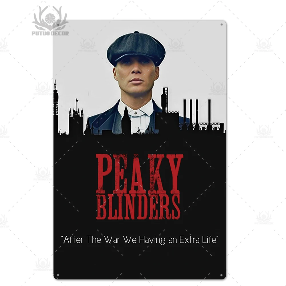 TH4803 Peaky Blinders металлический плакат оловянные знаки винтажные металлические знаки металлическая пластина для паба бар человек пещера Настенный декор - Цвет: TH4803
