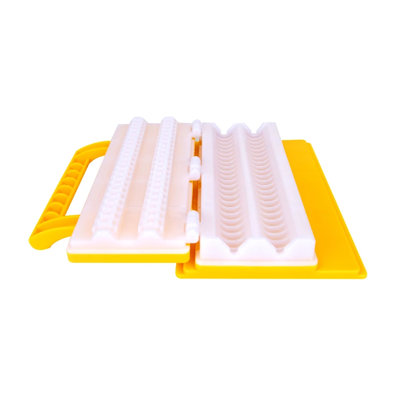 Q01 BBQ Meat Skewer Portable Barbecue Kebabs Maker Double Row Meat String Device Skewer Machine Outdoor Kitchen Tool BBQ Product