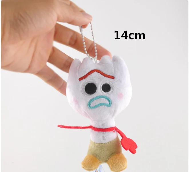E 6 шт. мультфильм фильм История Игрушек 4 Forky мягкий плюшевый брелок кукла аниме плюшевые игрушки Дети подарок на день рождения Peluche - Цвет: E