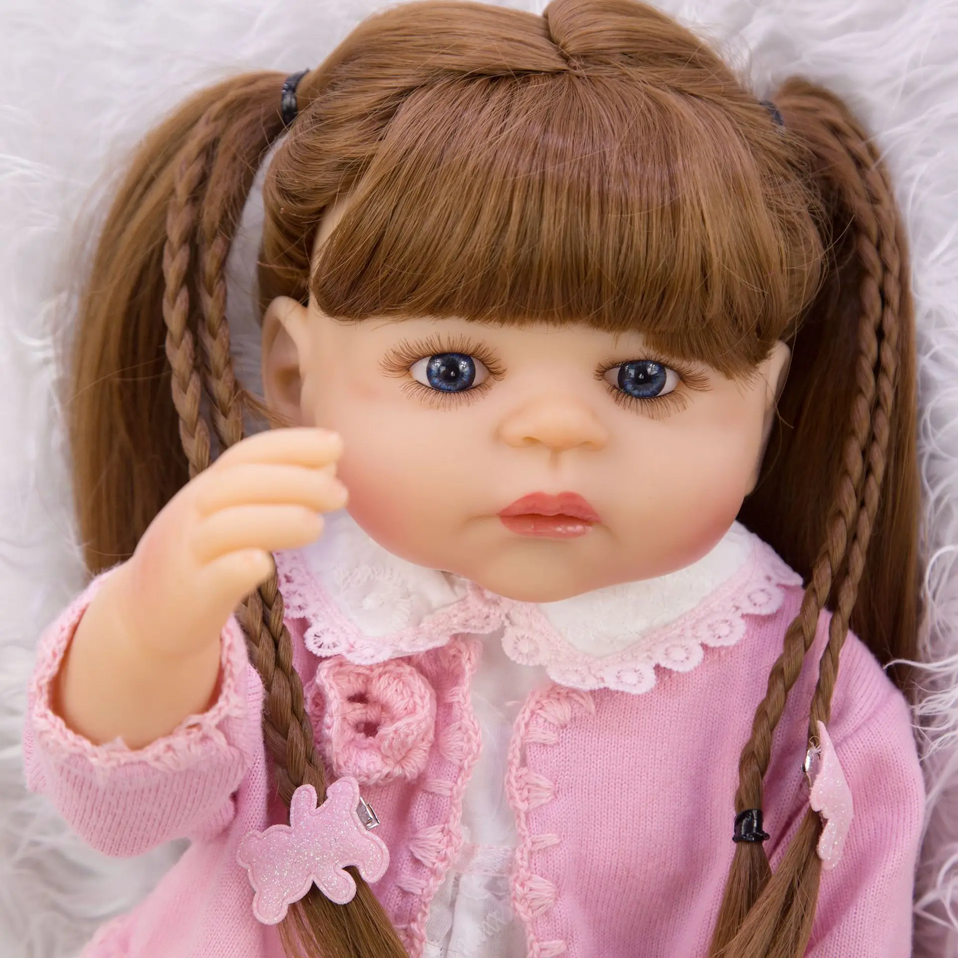 Bebes Reborn doll 57 см полная силиконовая кукла для тела девочка ...