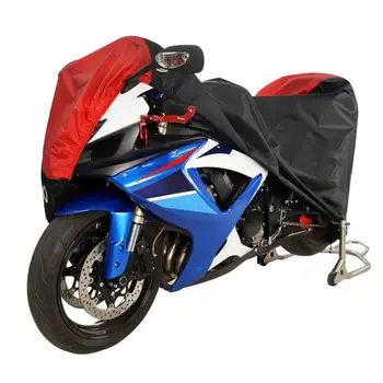 

1pc Motorcycle Cover Motorbike Cruiser Scooter Rain Protector Polyester XL Large