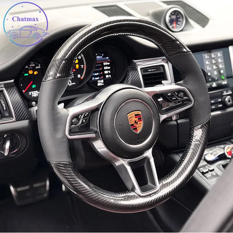 5D-Carbon-Fiber-Black-Leather-Steering-Wheel-Black-Stitching-on-Wrap-Cover-Fit-For-Porsche-Macan