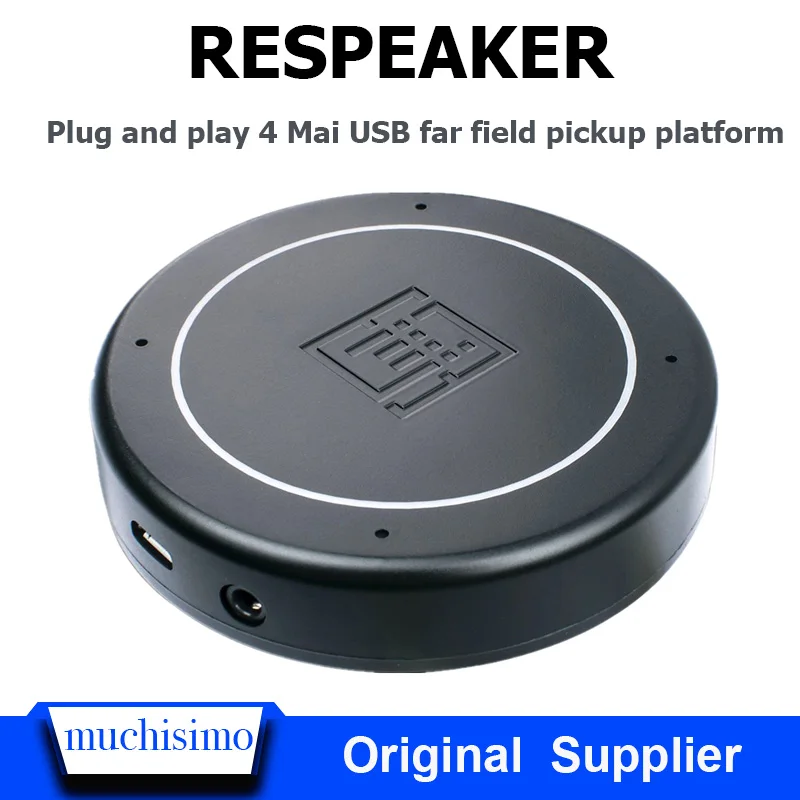 Raspberry Pi 4B ReSpeaker USB микрофон массив дальнего поля микрофон AI распознавание речи макетная плата Raspberry Pi 4B