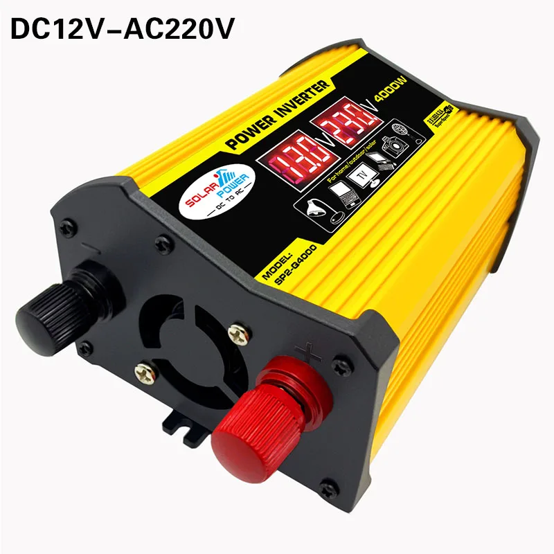 Автомобильный инвертор DC 12V до 110V/220V 300W Инвертор адаптер двойной USB трансформатор
