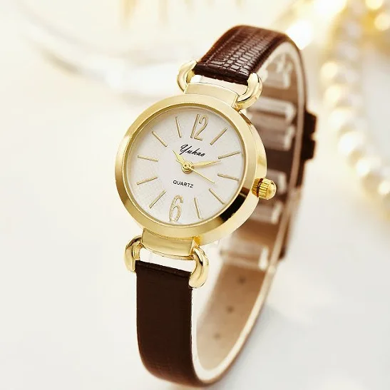

New Style Ladies' Leather Belt Students Ladies' Watch Women's Fashion Quartz Watch Casual Simple South Korea Brand Watch