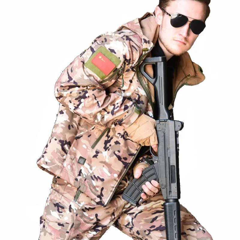 Лидер продаж! Softshell уличная тактическая охотничья куртка кемпинг походная одежда