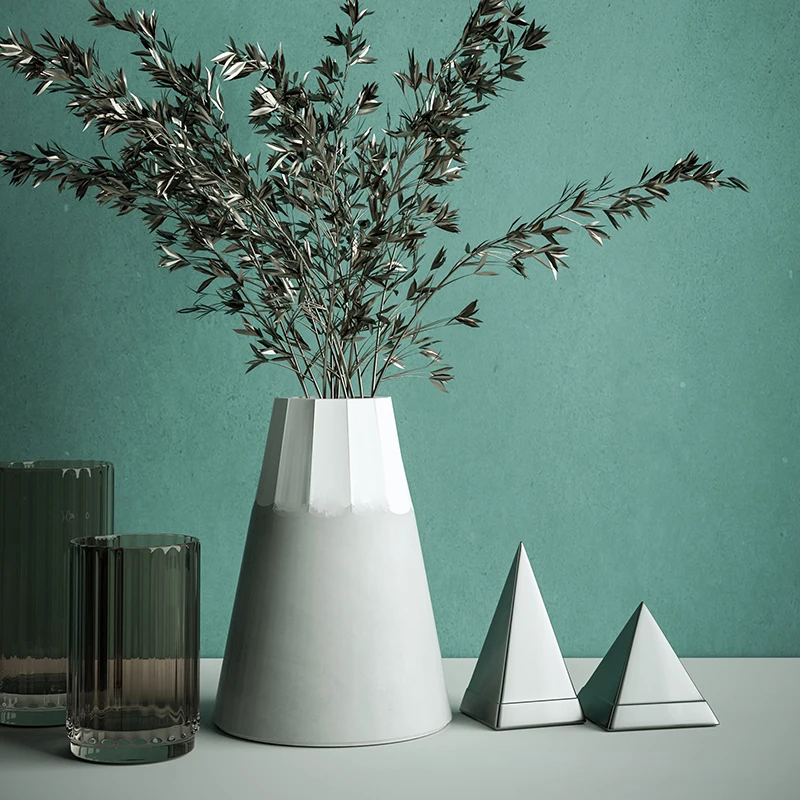 Creative volcano design concrete vase silicone mold living room decoration pieces cement flower | Дом и сад