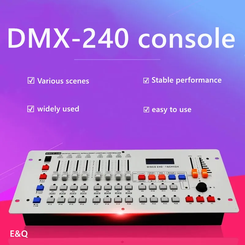 240 DMX512 Контроллер сценическое освещение Профессиональный подходит для DJ диско