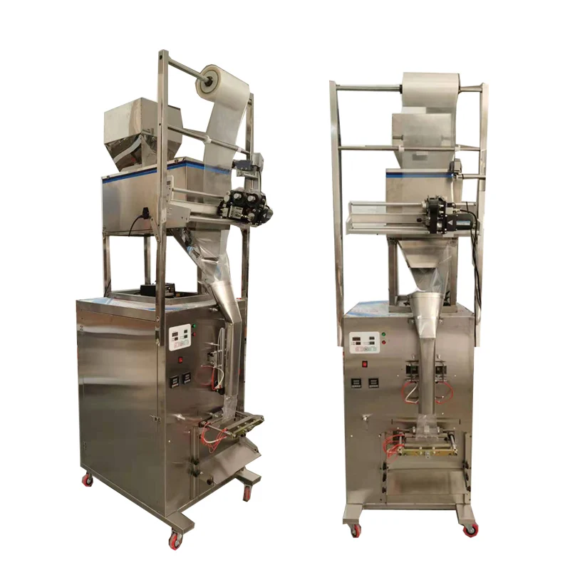 

5-999g Automatic Seed Grain Rice Bag Sachet Weighing Filling and Back Sealing Machine Packing Machinery For Food