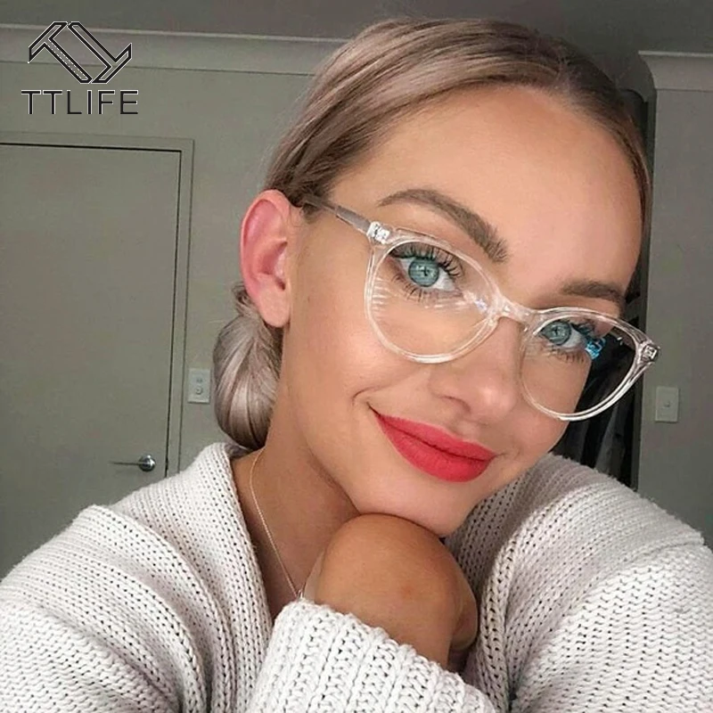 

TTLIFE Portable Women Men Optical Glasses Anti Blue Light Blocking Eyewear Blue Rays Computer Glasses Fashion Eyeglasses