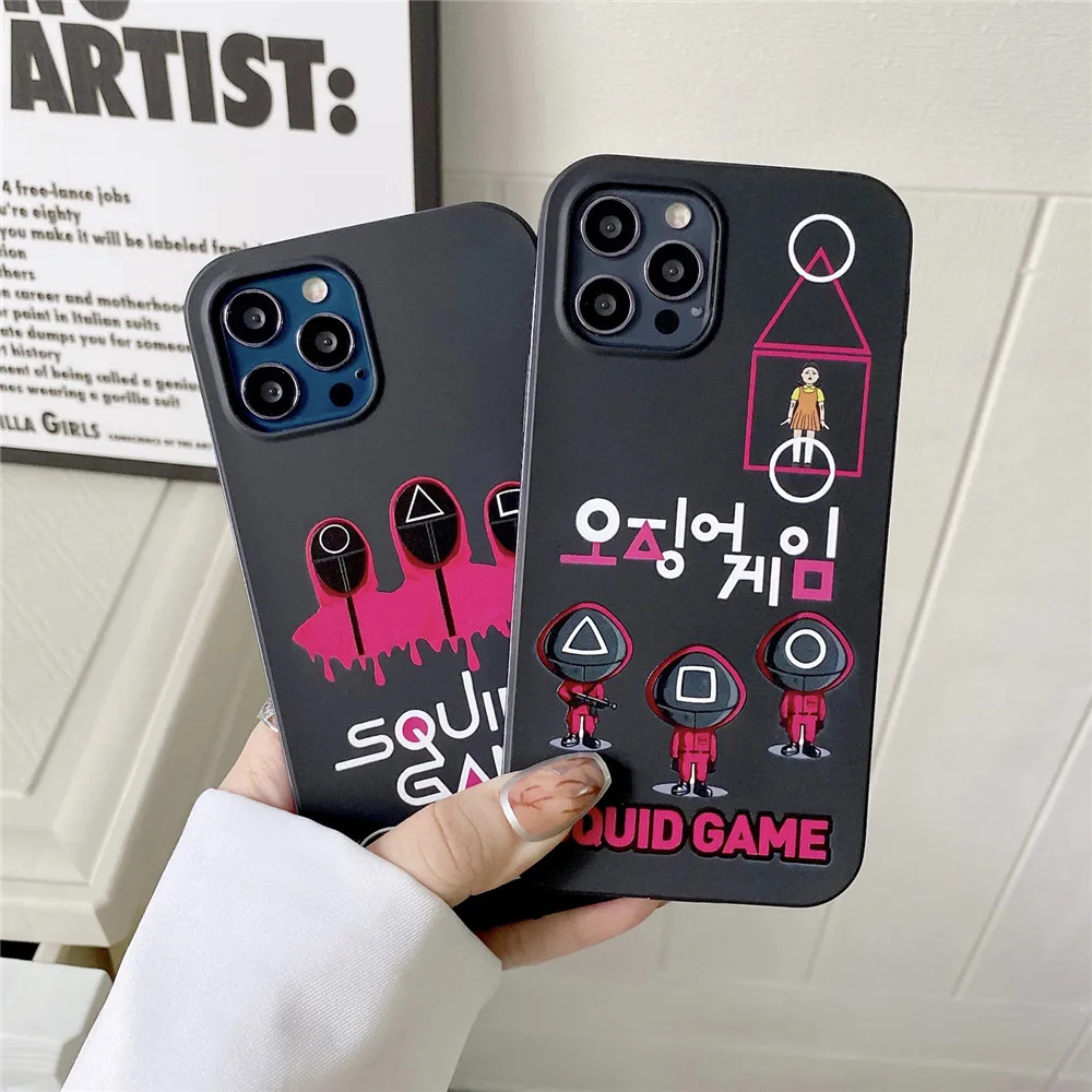 Новый корейский Защитный Мягкий силиконовый чехол для iPhone 13 12 11 Pro Max X XR XS 7 8 plus pretty