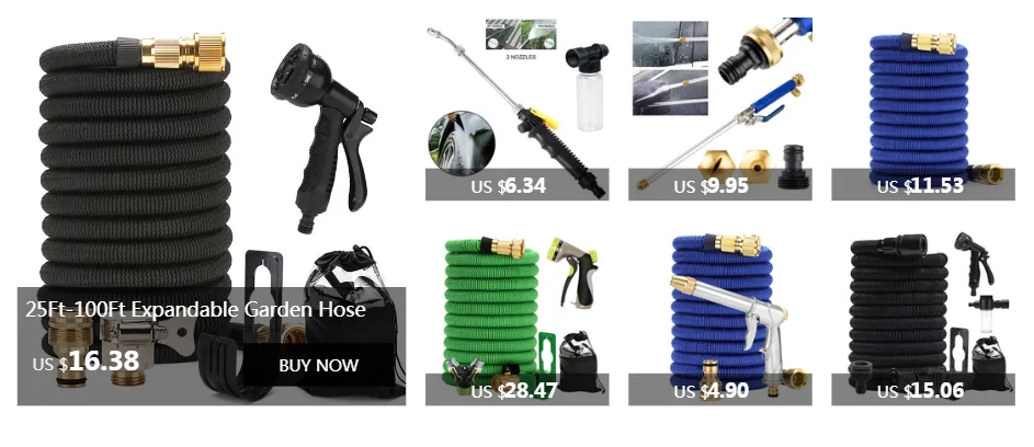 11.8in High Pressure Power Pasher Garden Pater Guns Variable Flow Controls Nozzle Water Gun Car Wash Watering Cleaning Tools