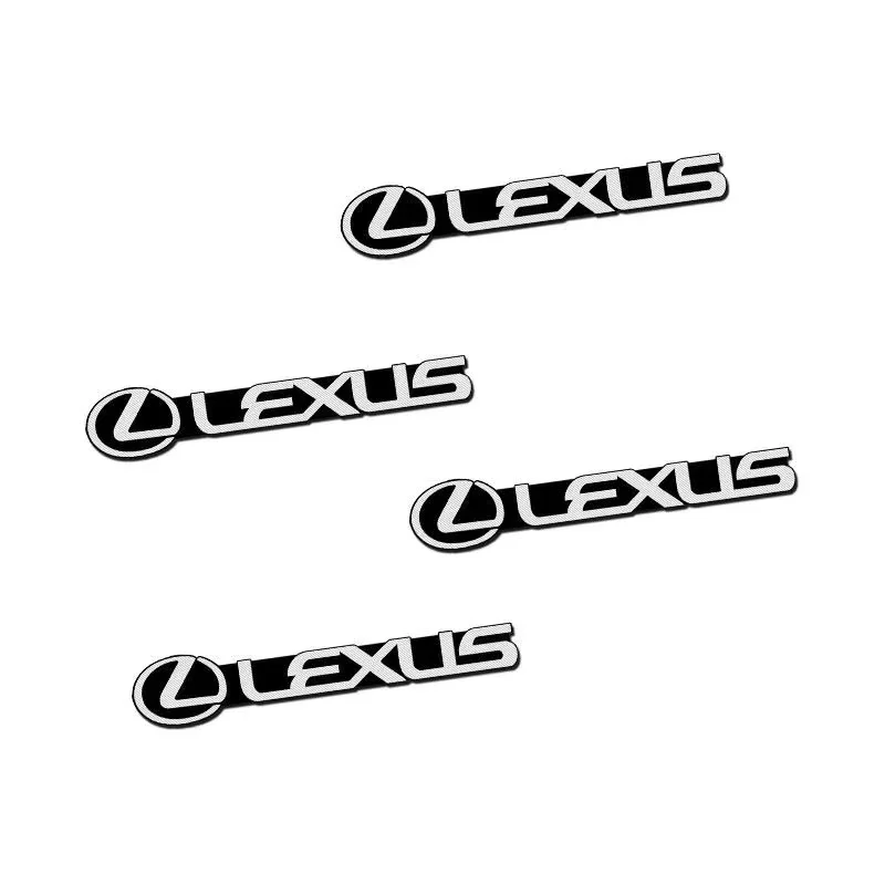 4 шт. алюминиевые автомобильные бейджи с эмблемой для LEXUS CT200h F sport LS IS ES GS LC RC GC RX UX NX