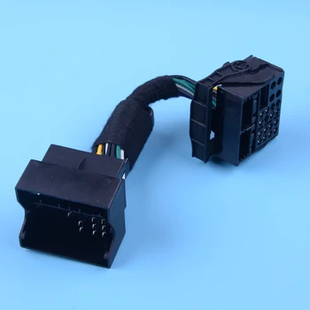 

DWCX Car Accessories Interior RCD330 Fixed Battery Emissions Quadlock Adapter Cable Auto Fit for VW Volkswagen Golf GTI MK5 MFSW