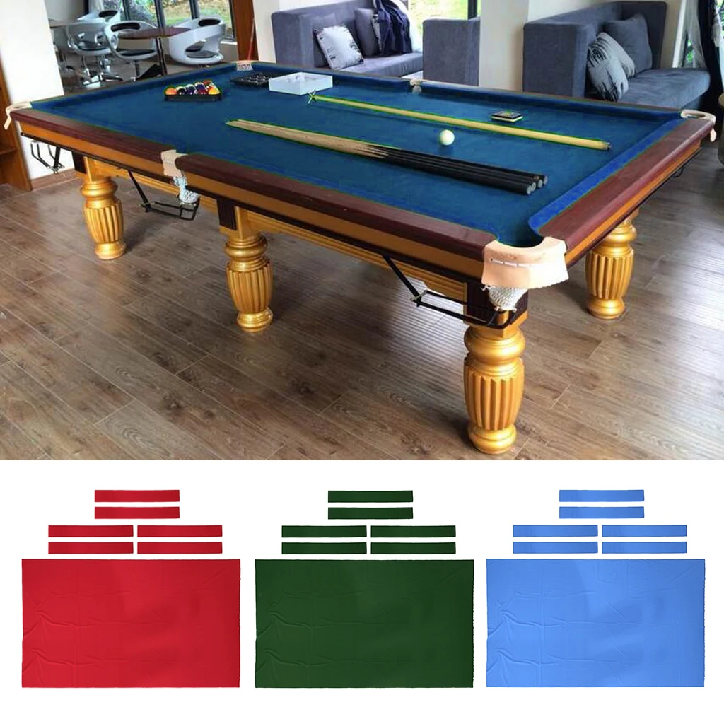 Премиум бильярдный стол Войлок Аксессуары для снукера бильярдный стол ткань для 7 или 8 футов стол на выбор синий/красный/зеленый